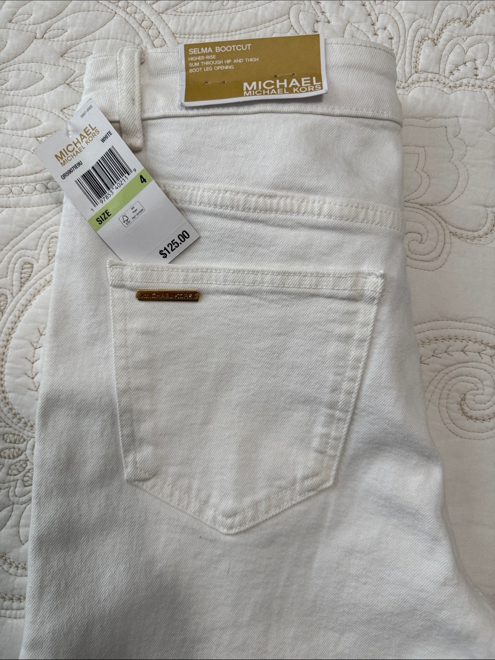 Michael Kors White Bootcut Jeans - Selma Style